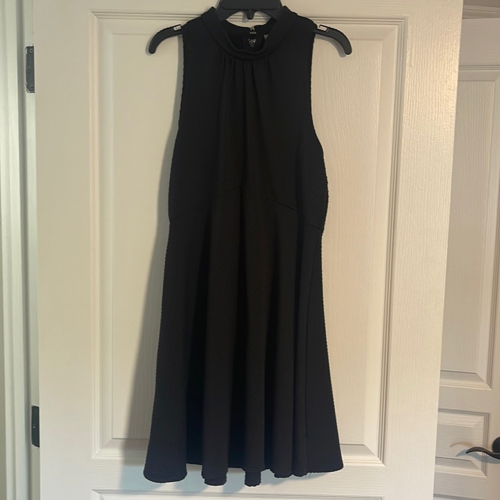 Free People Black High Neck Sleeveless Mini Dress Medium